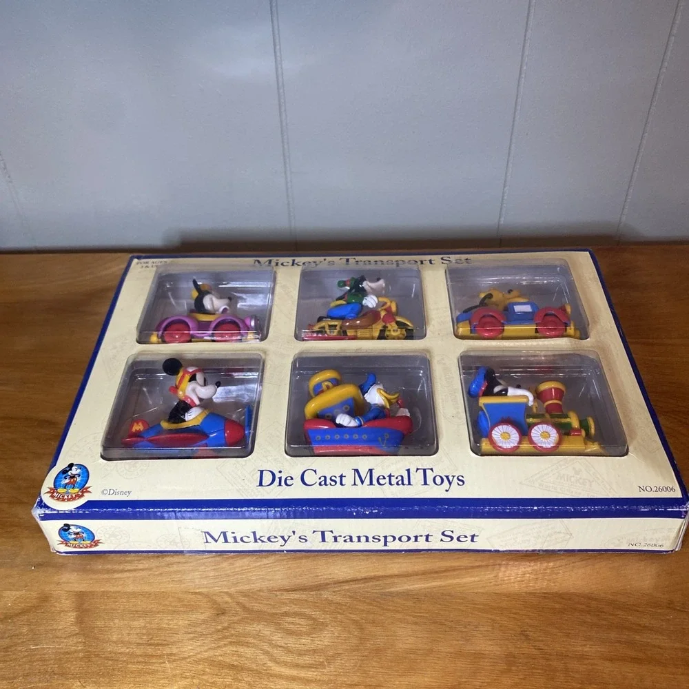 Disney Mickey's Transport‎ Set No. 26006 Die cast metal toys Sealed Box Wear